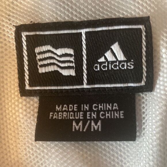 Adidas GE Beijing 2008 Olympics white windbreaker, size medium - Picture 10 of 12